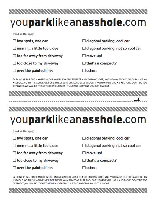 AHole Parking Tickets